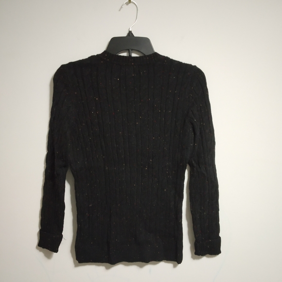 Charter club women deep black sweater - Picture 6 of 6
